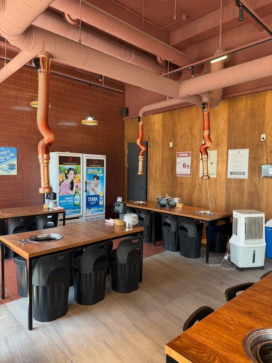 Interior of Ubokgeum Saenggalbi Mokpo Namak Branch