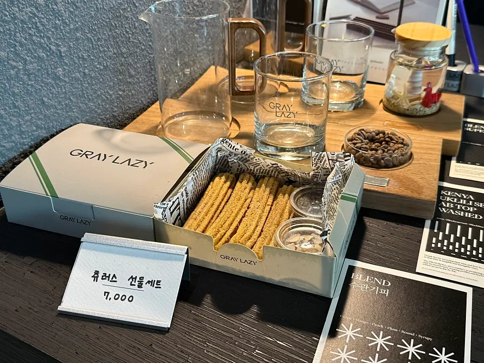 Counter menu board
