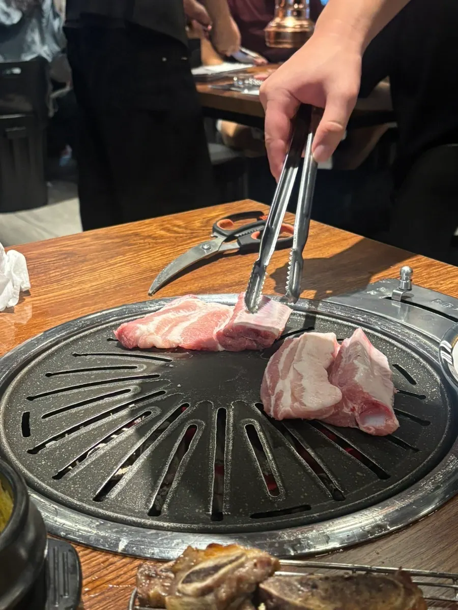 Fresh beef ribs paired with wild chive and shiitake mushroom sauce