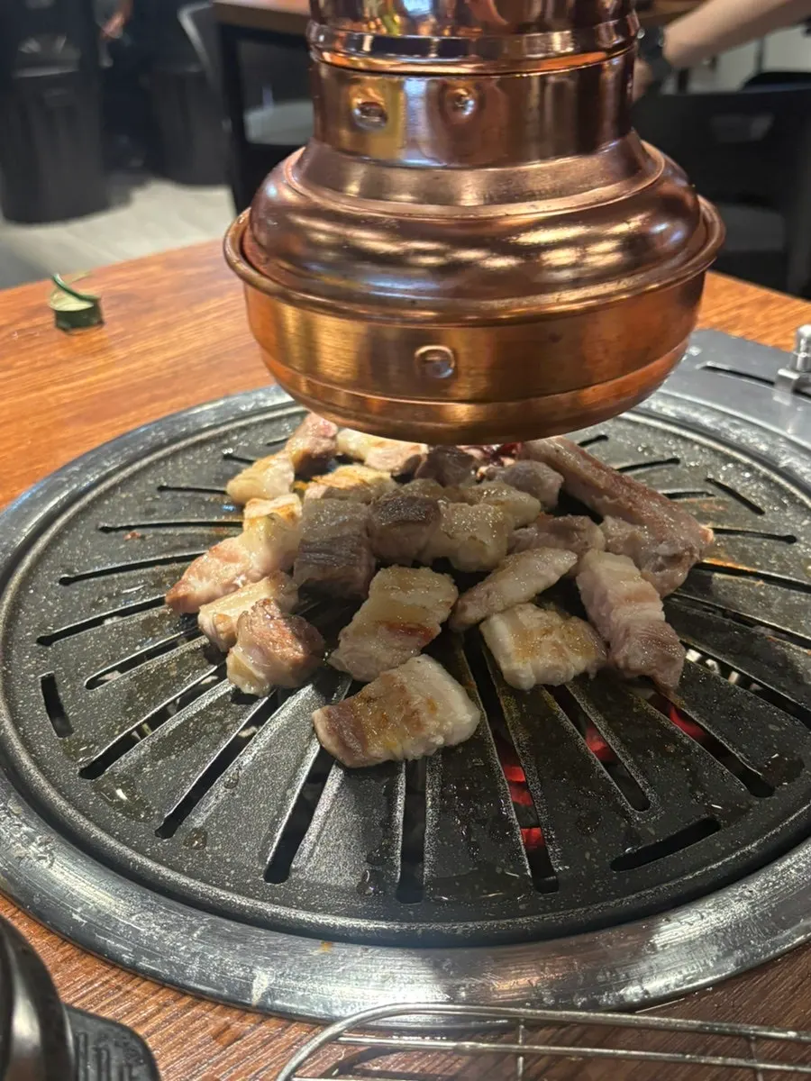 Additional half plate of fresh pork ribs ordered