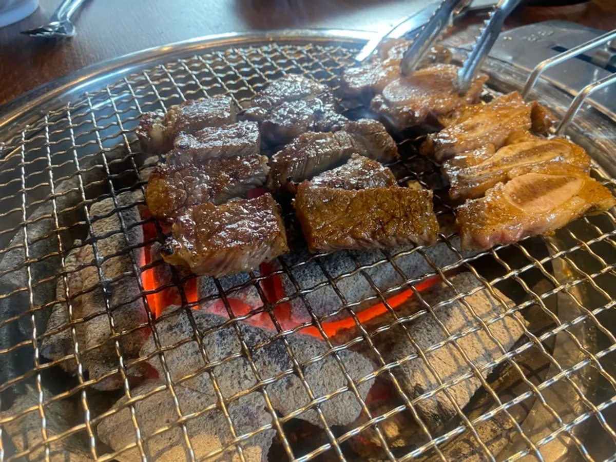 우복금생갈비 목포남악점 숯불 소갈비 한 상