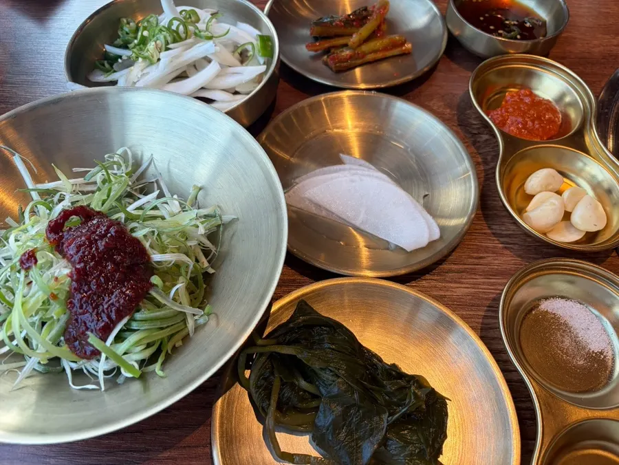 Fresh and marinated rib menu selection