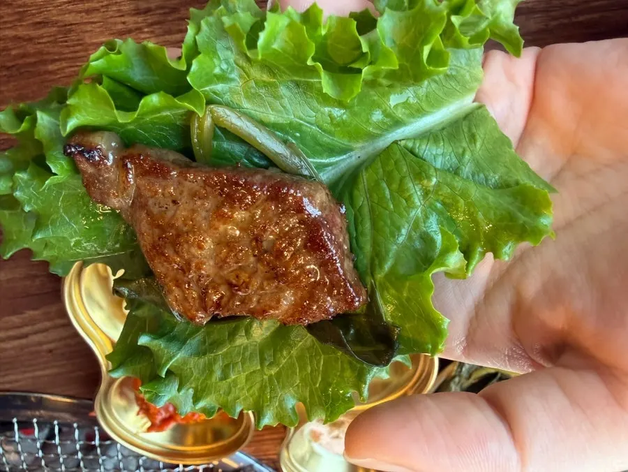 Chewy cold noodles and beef ribs combination