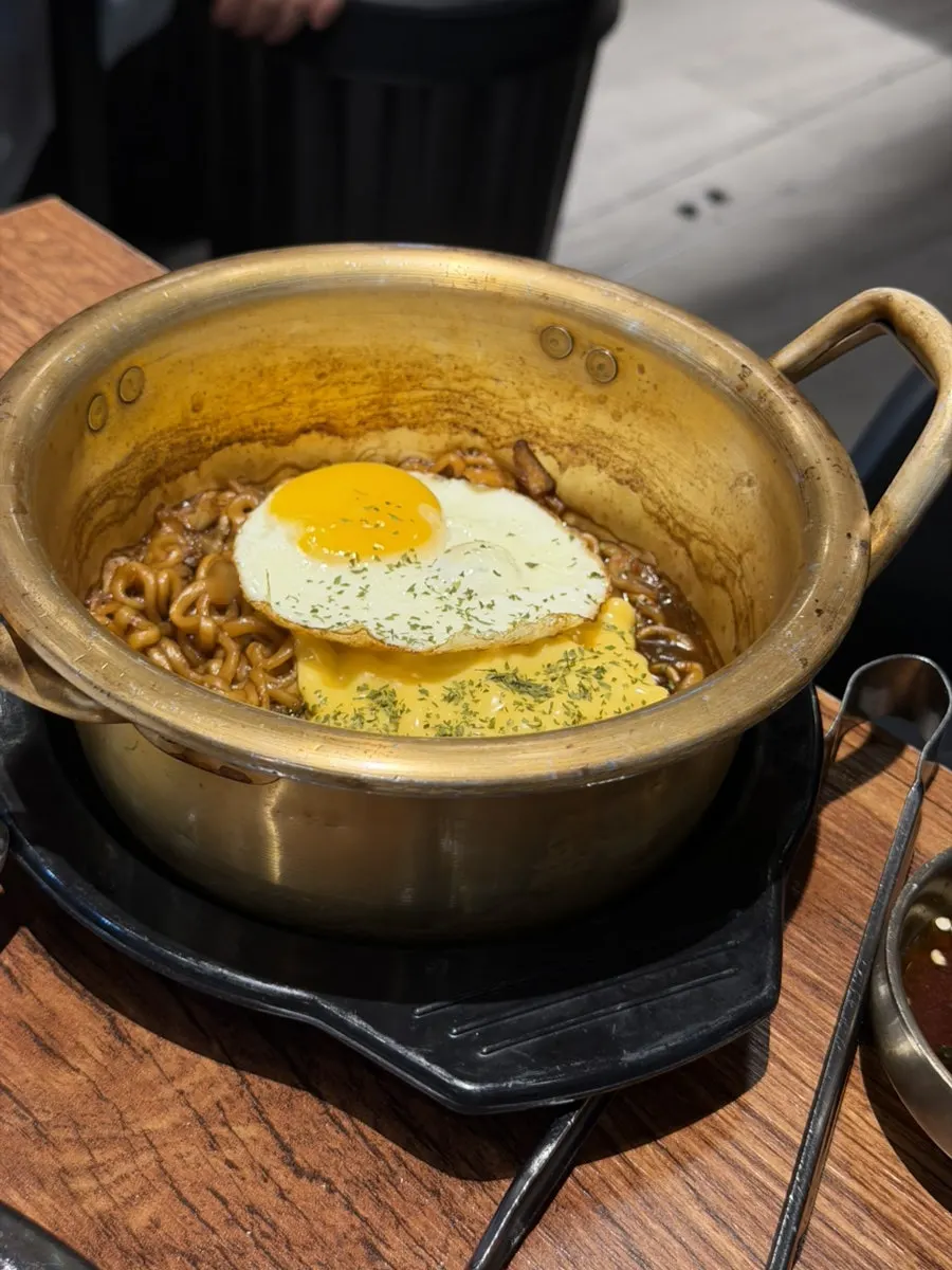 후식 김치말이국수와 짜계치