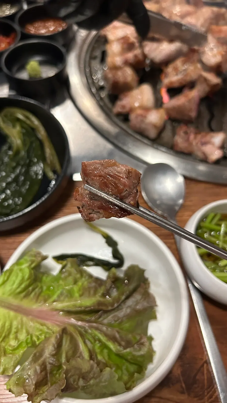 テンジャンチゲとご飯を添えた一食