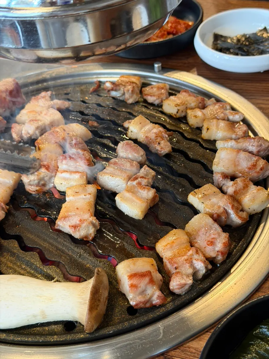 Doenjang jjigae served with the meal