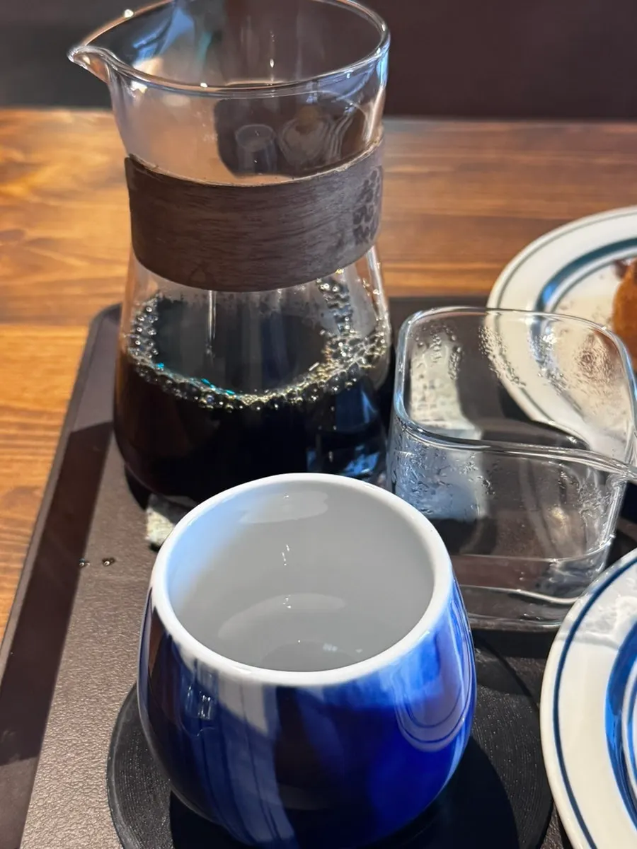 Hot decaf americano at Mudeungdowon