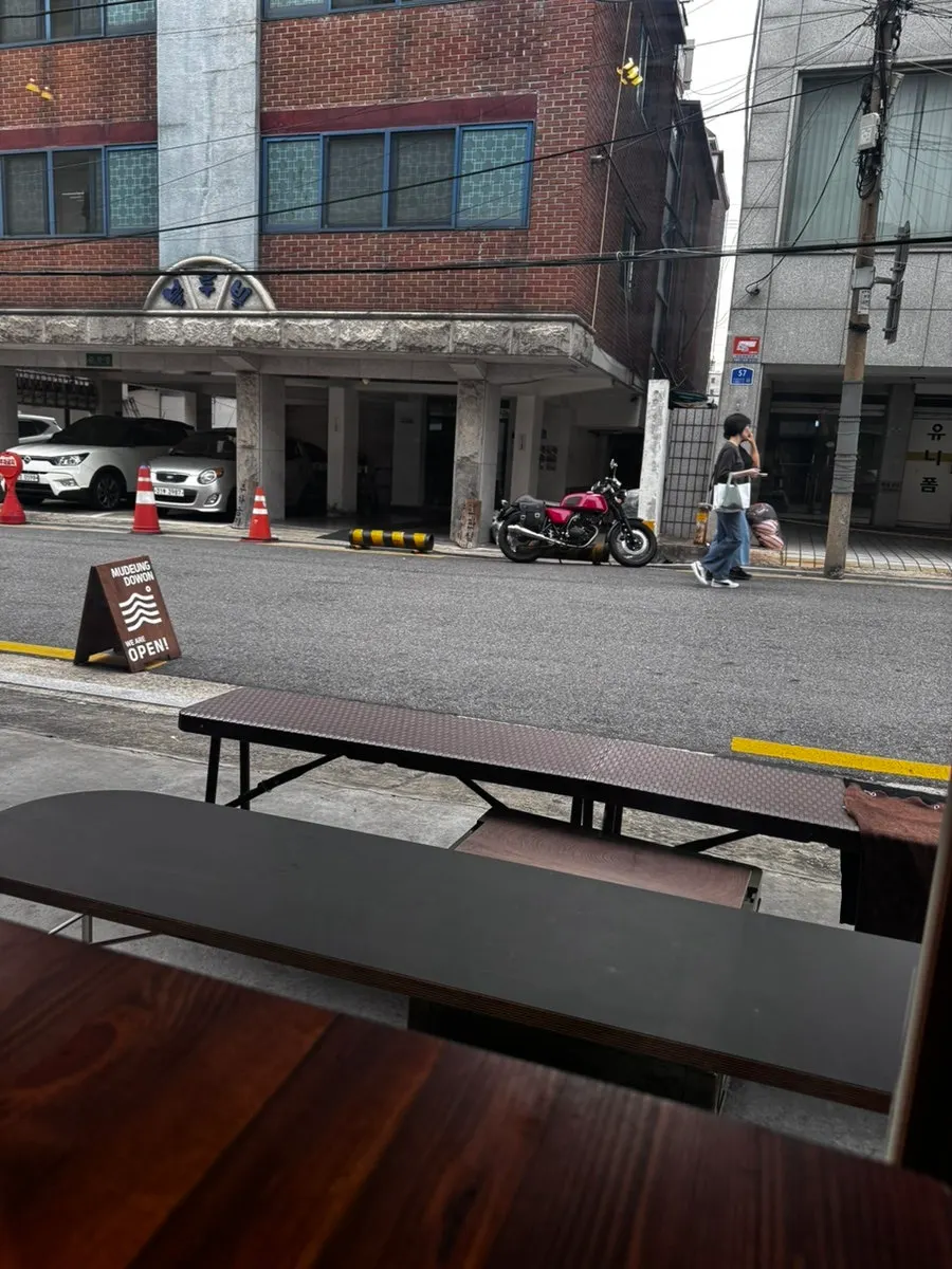 Seating at Mudeungdowon, good for resting alone