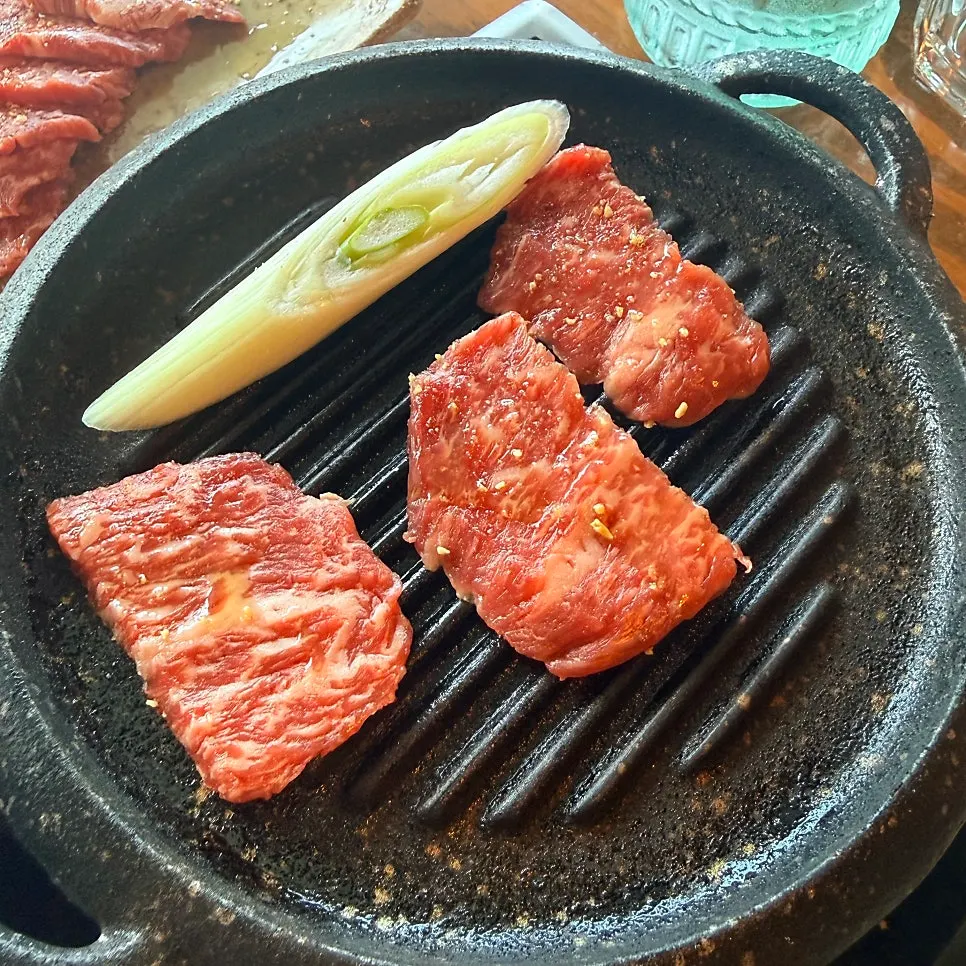화로에서 구워지는 와규 화로구이