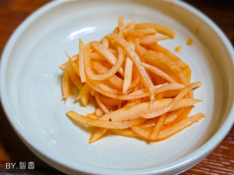 Side dishes served in small bowls