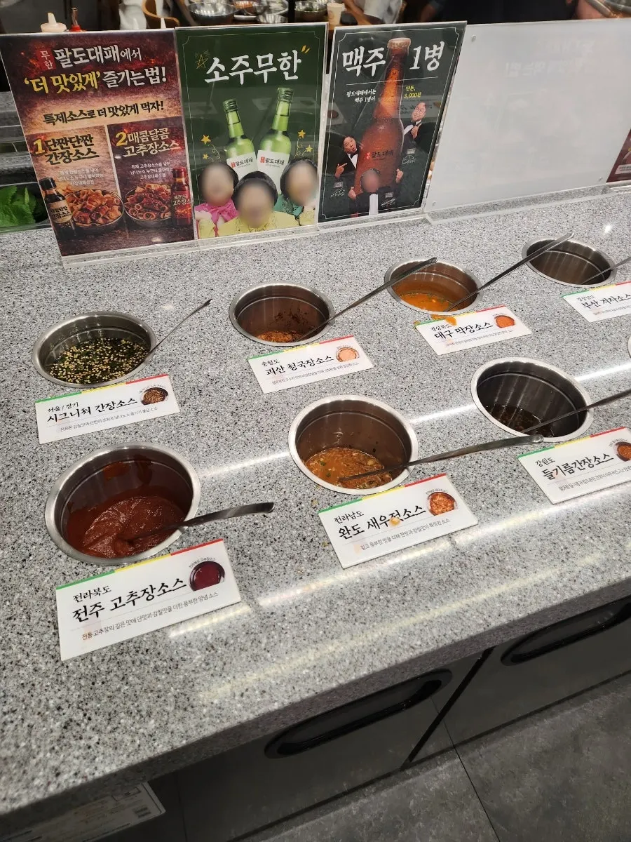 食べ放題で楽しめるラーメンコーナー