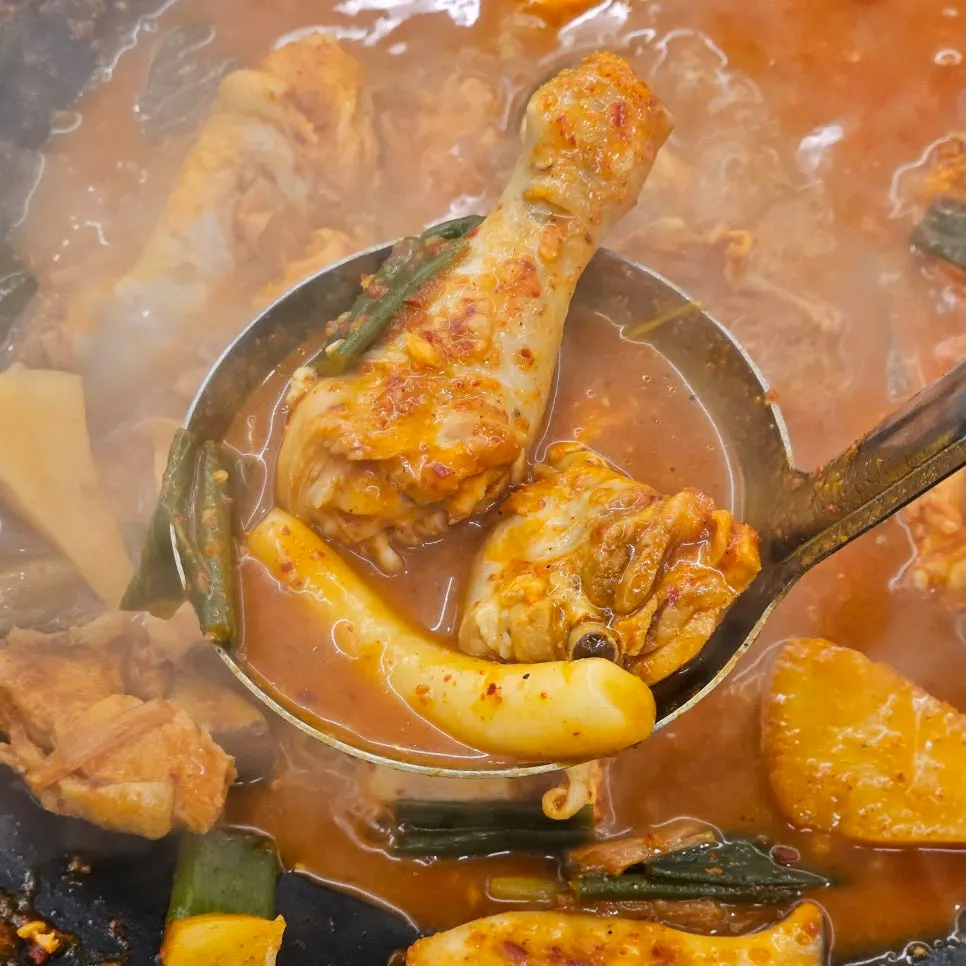 Chicken dipped in the secret chive sauce