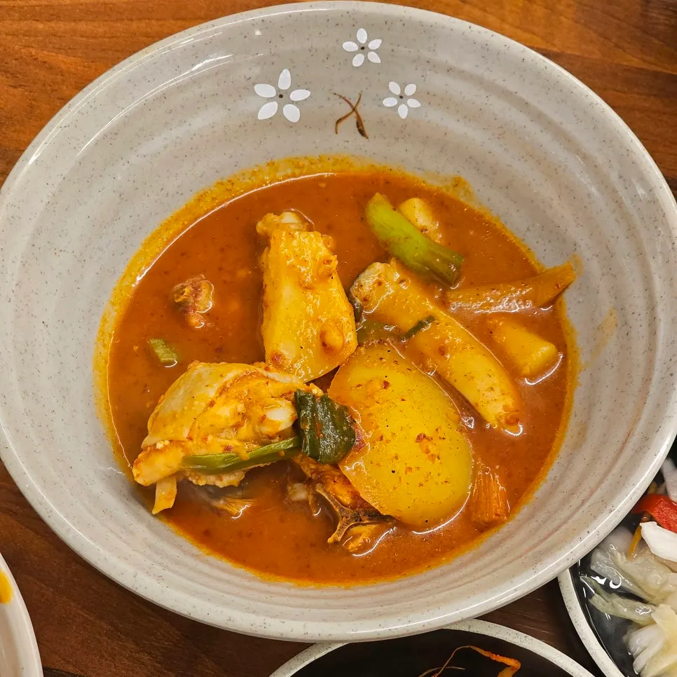 Well-cooked potatoes from the dakbokkeumtang