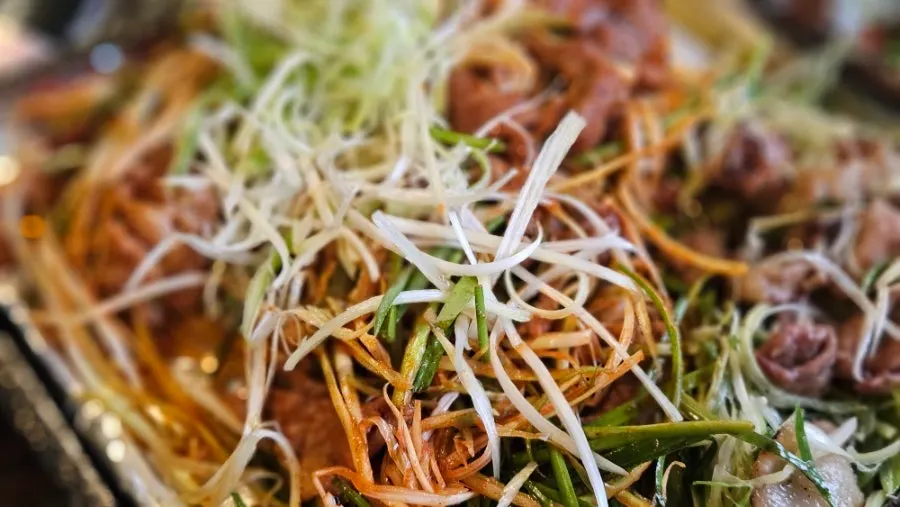 Charcoal gochujang bulgogi