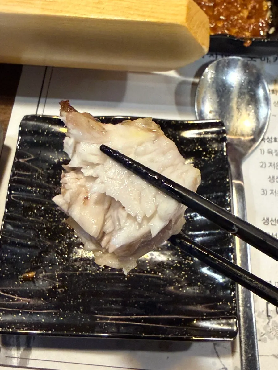 套餐附上的鮑魚料理