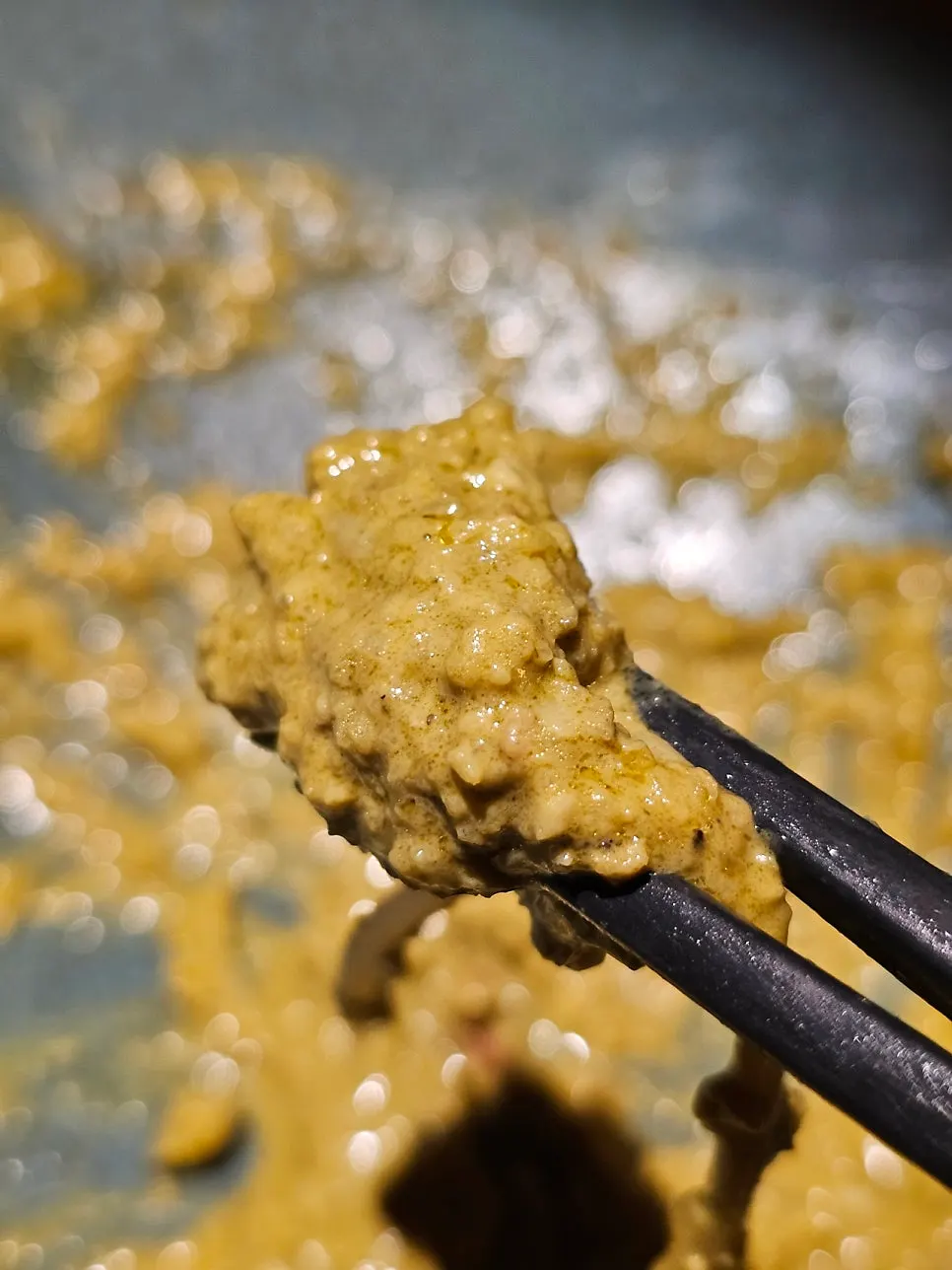 吃到见底的鲍鱼奶油意面酱汁