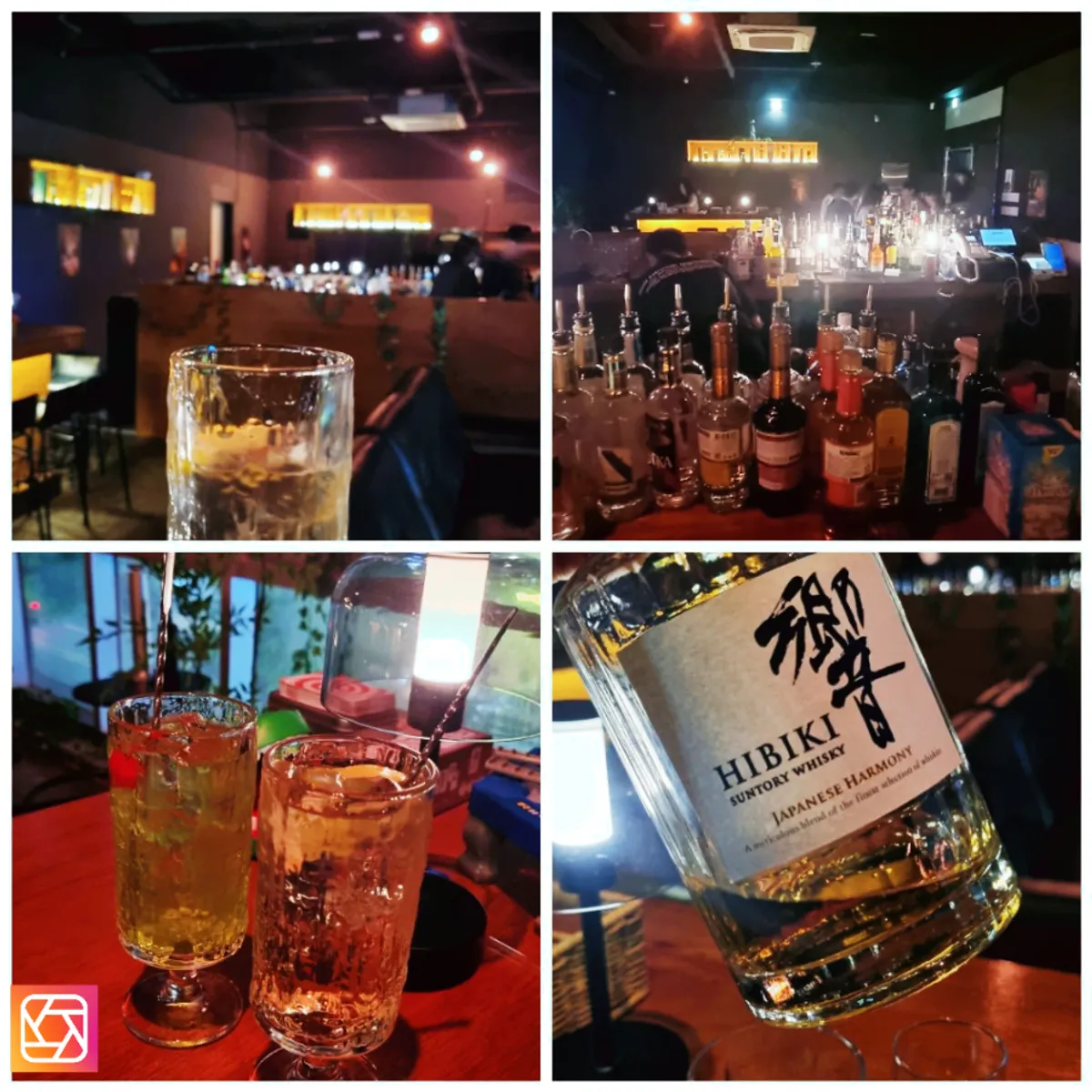 A bar atmosphere enjoyed together at Mullae Hanjan's Bongmyeong branch