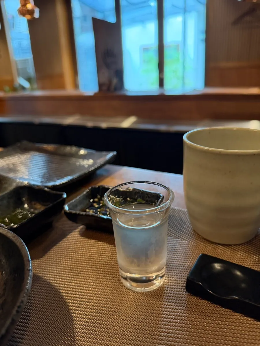Basic table setting for a reserved seat