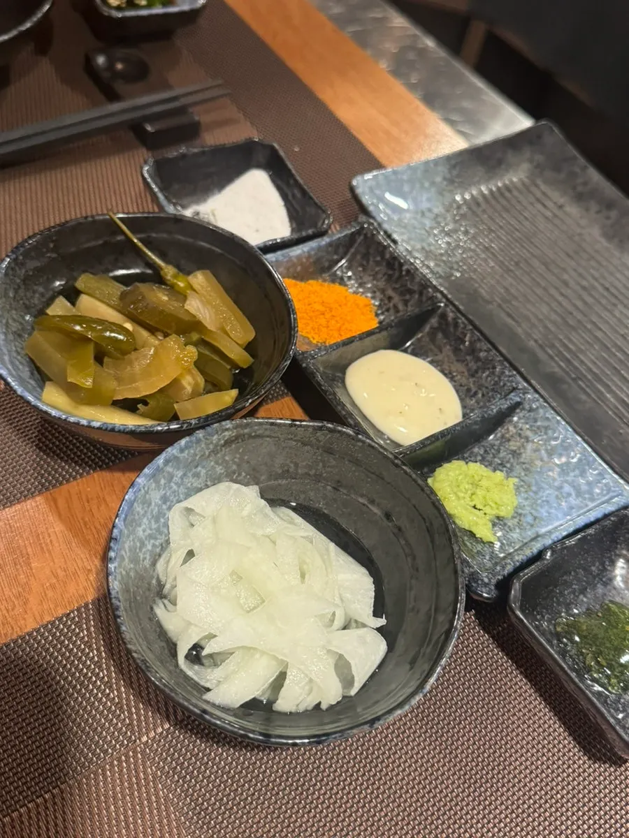 양남양화 기본 소스와 찬 구성