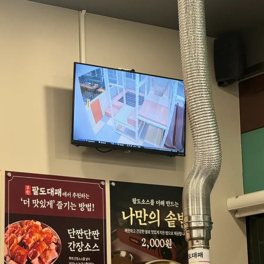 Meal finished off with ramyeon and meat