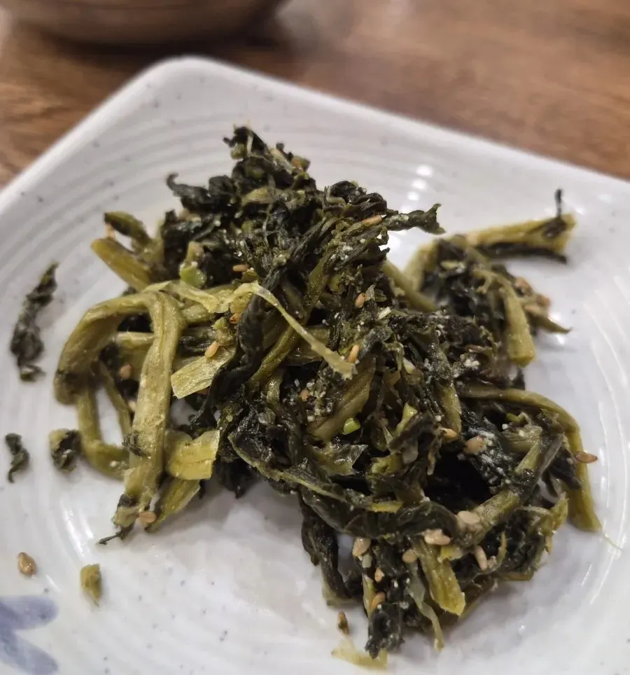 The self-serve banchan bar corner
