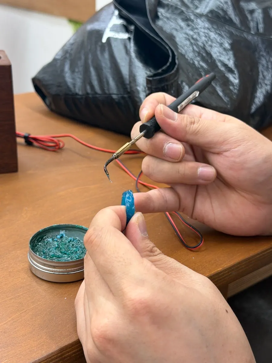 The owner helping fix the design