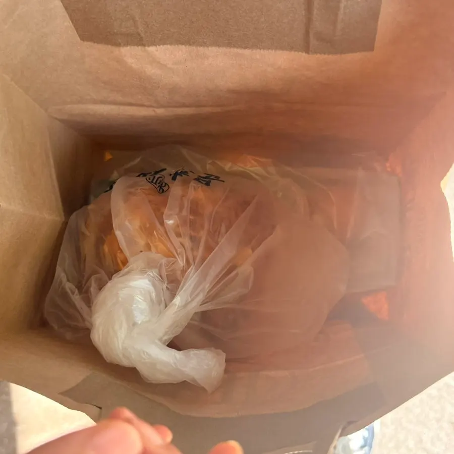 Garlic bread cut and packed on request