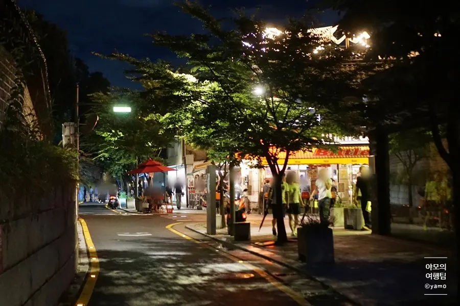 종묘와 창덕궁 인근 익선동 숙소 주변 풍경