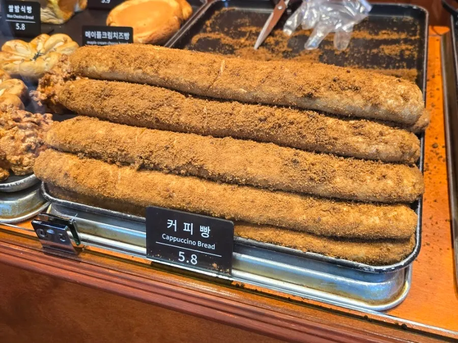 문화제빵 빵 진열 모습