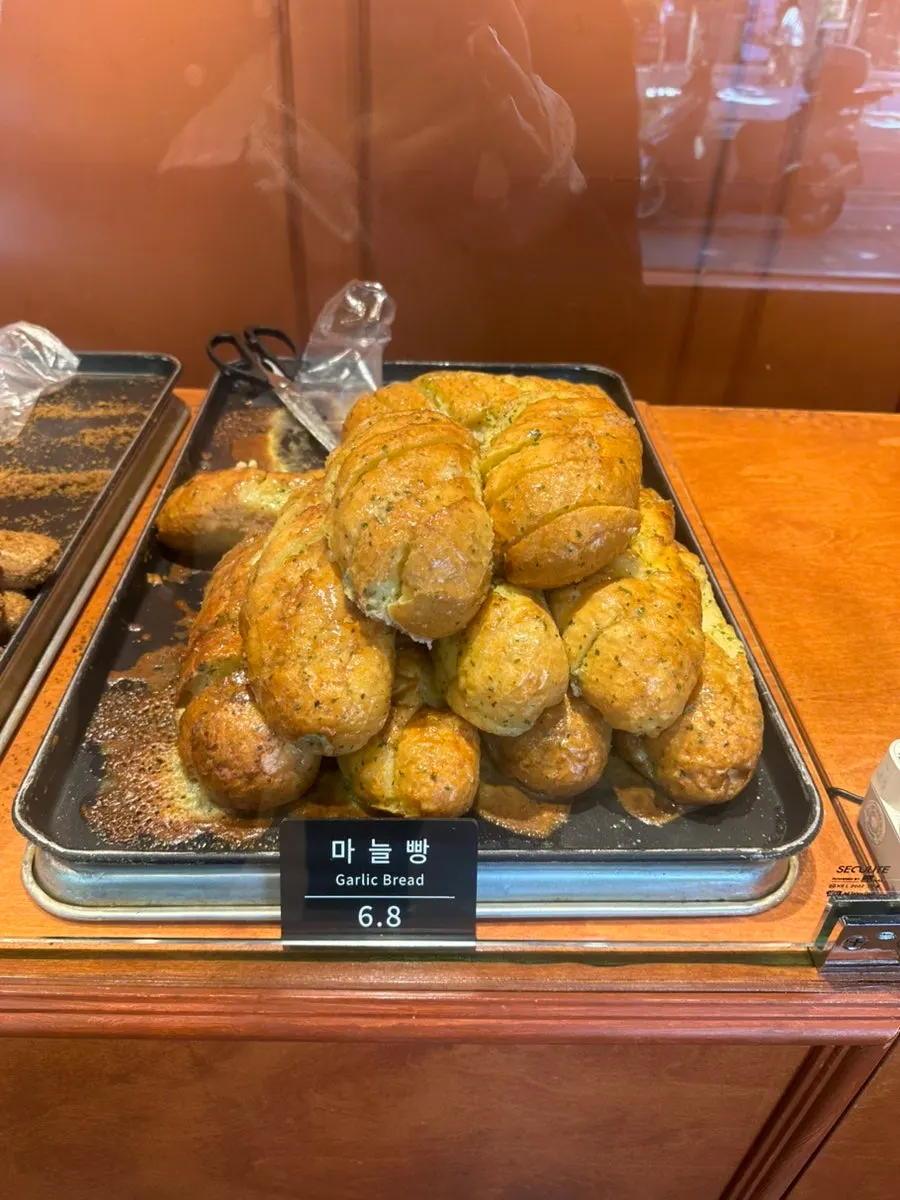 문화제빵 매장 내부 빵 코너