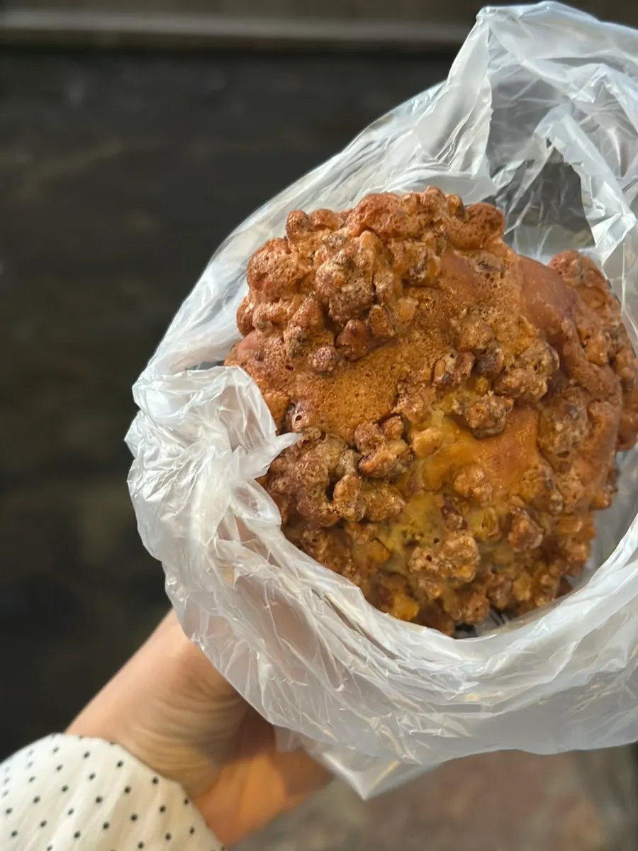 문화제빵 호두빵 단면과 속살