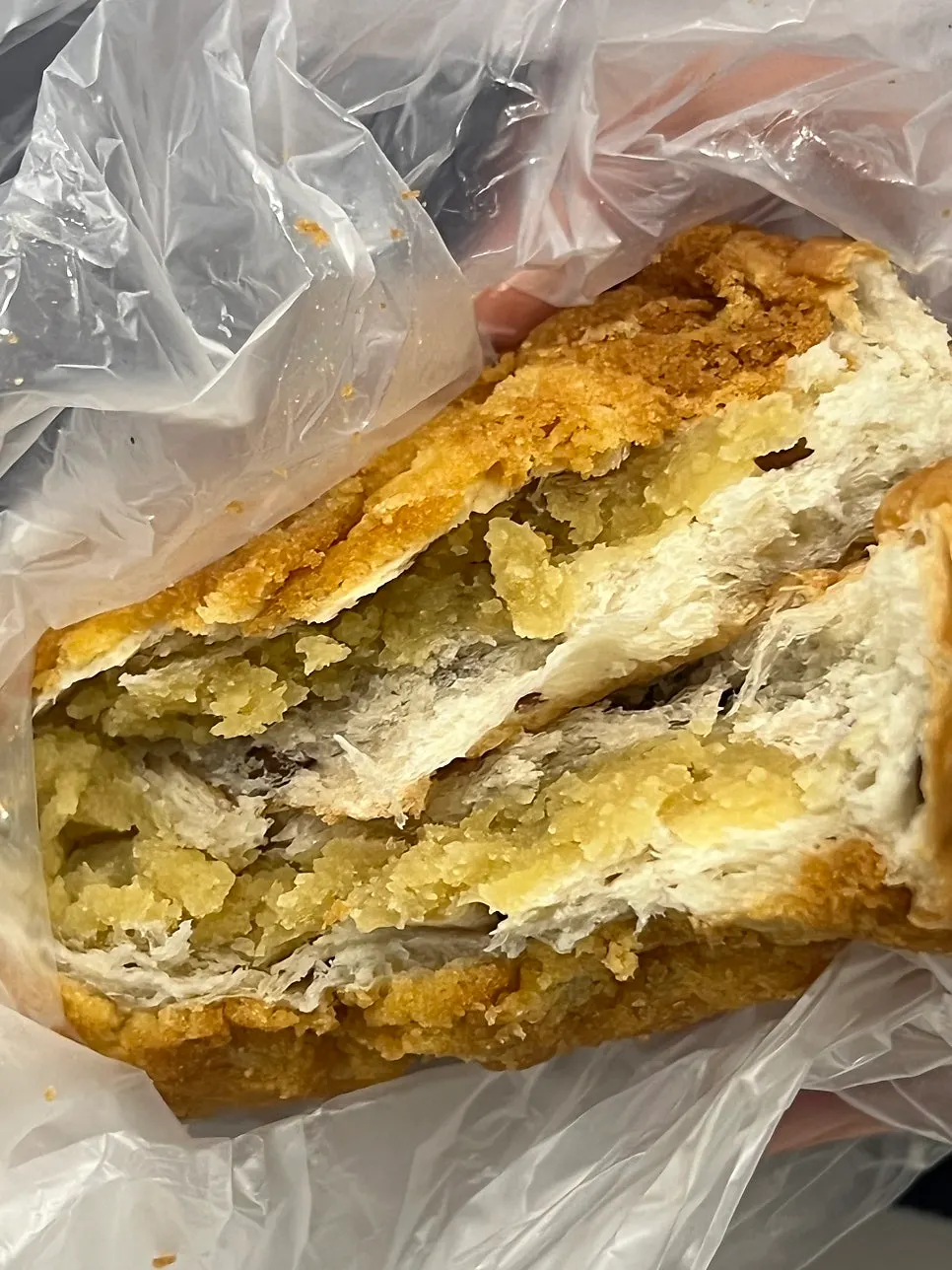 담백한 단맛의 문화제빵 고구마빵