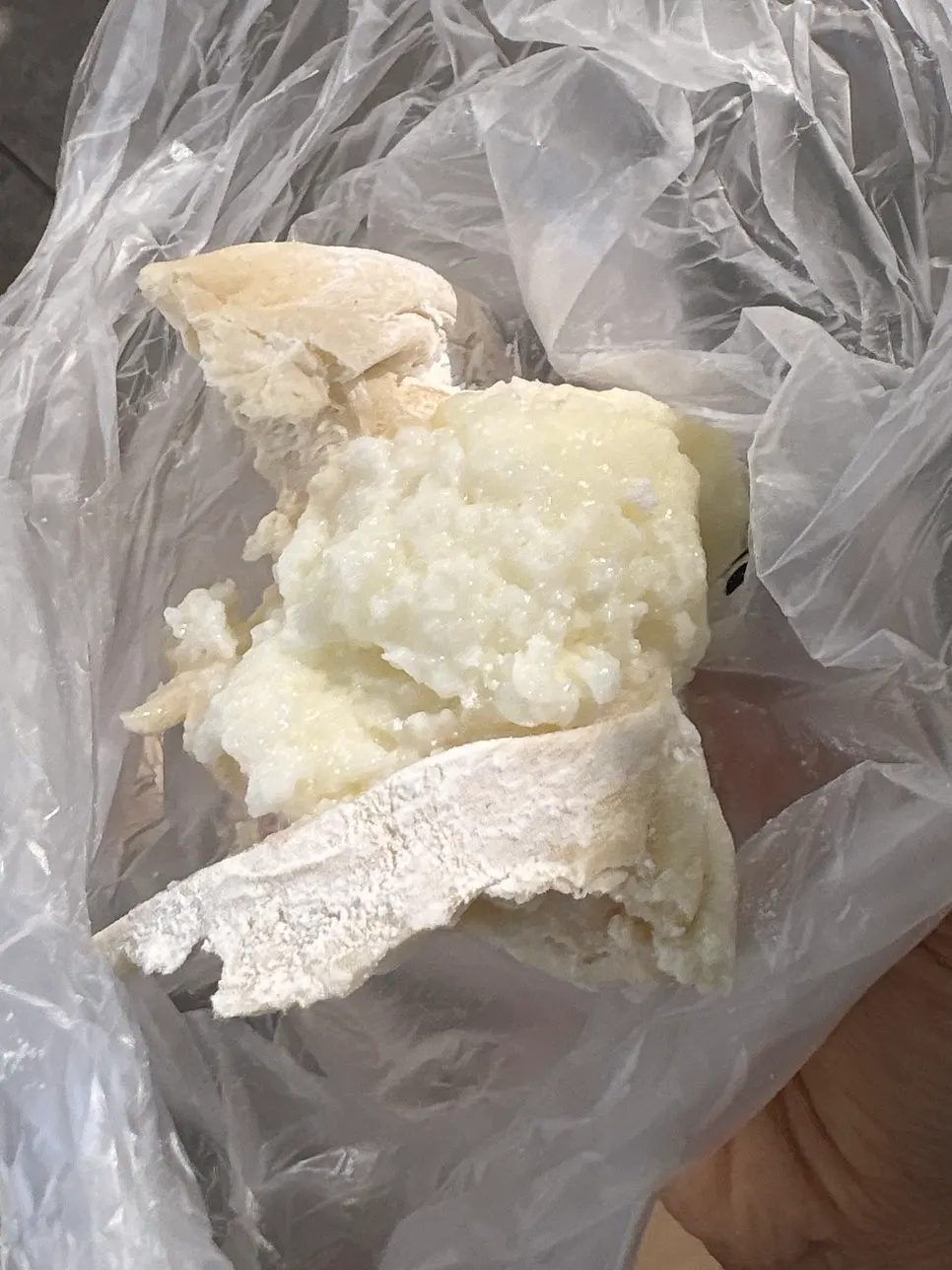 Milk cream bread cut in half