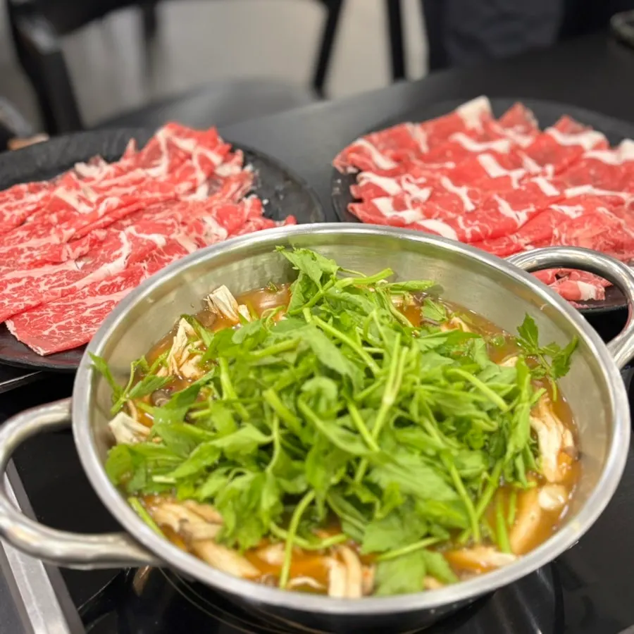 A serving of house-made kalguksu noodles