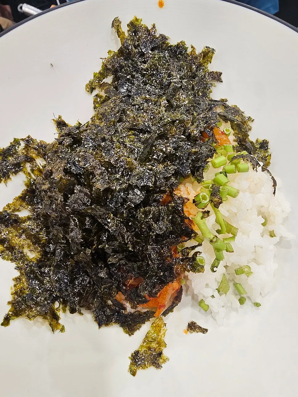 Fried rice finish after shabu kalguksu