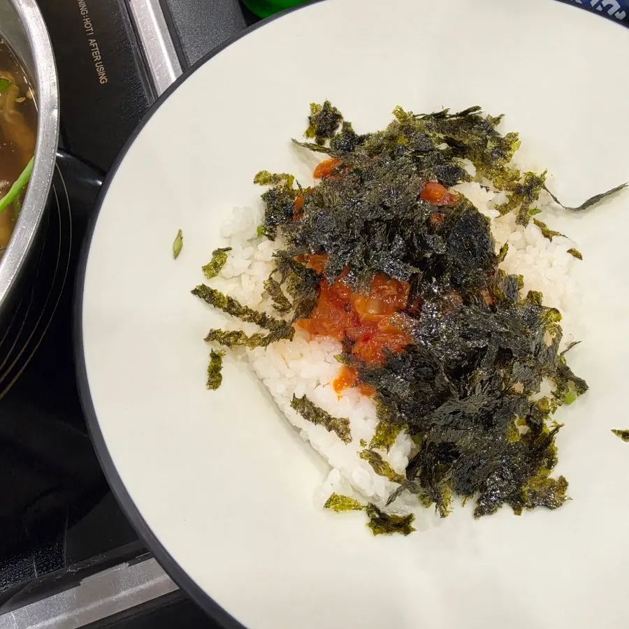 야채와 버섯 모둠 구성
