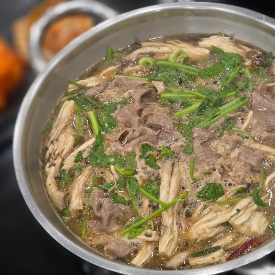 맛있게 먹는 법 안내판