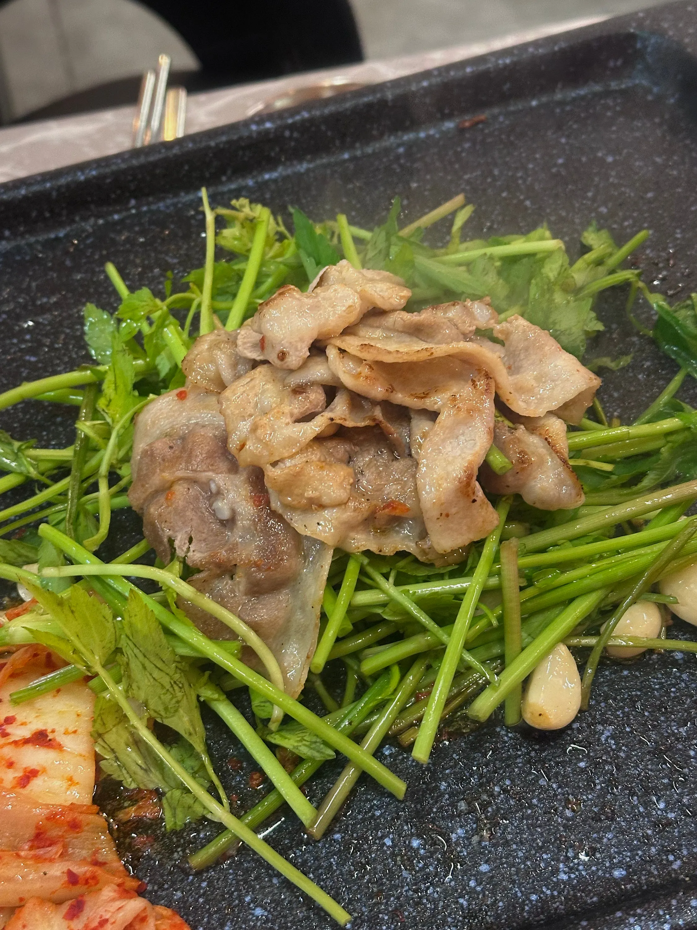 End of the frozen pork belly meal