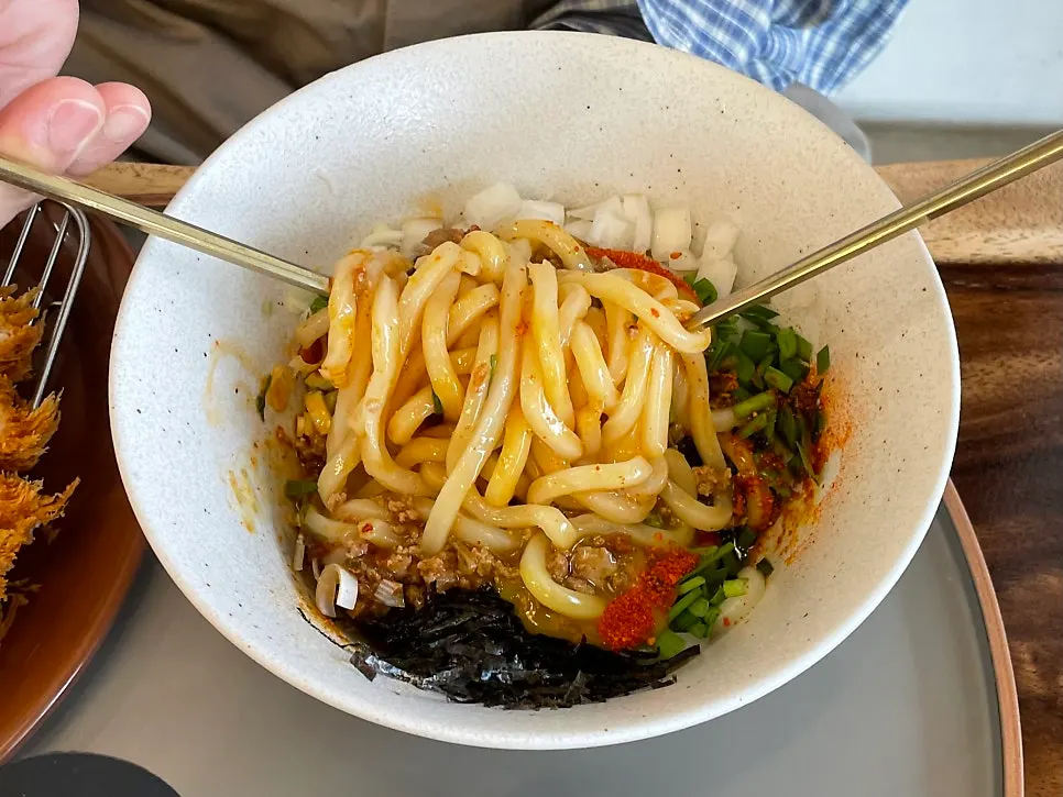 Mazemen with thick sauce