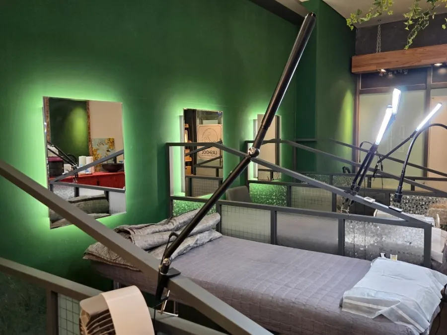 Cozy, tidy interior of Lash Doll's Munjeong branch