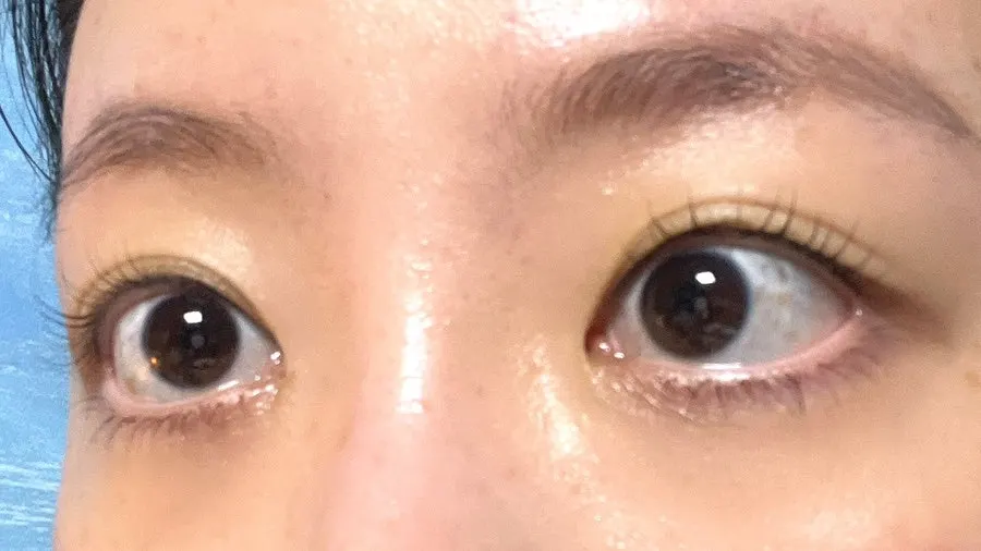 Close-up of finished eye look after treatment at Lash Doll's Munjeong branch