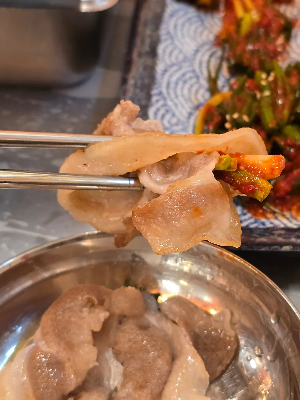 A well-browned piece of naengsam