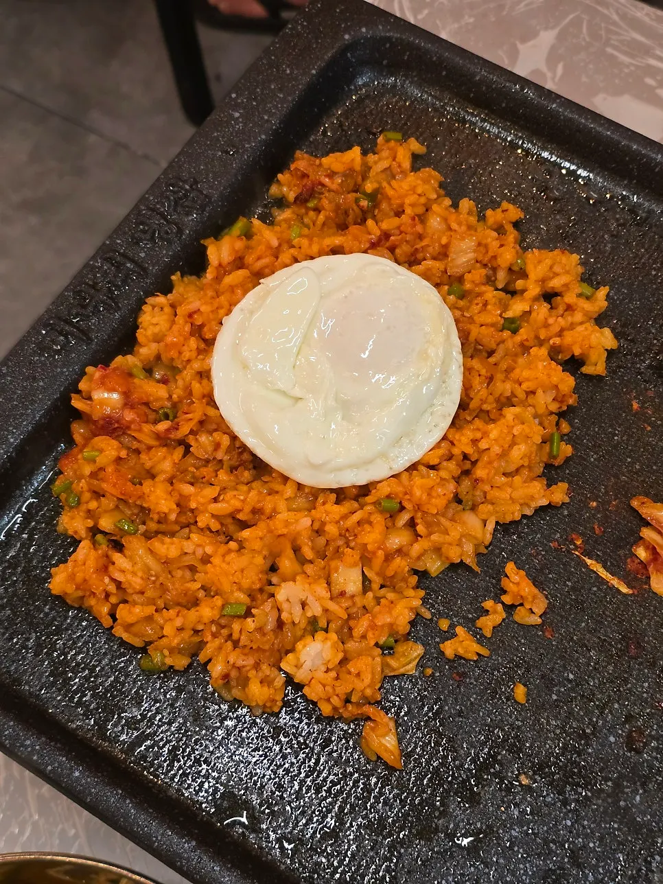 Close-up of softly grilled naengsam