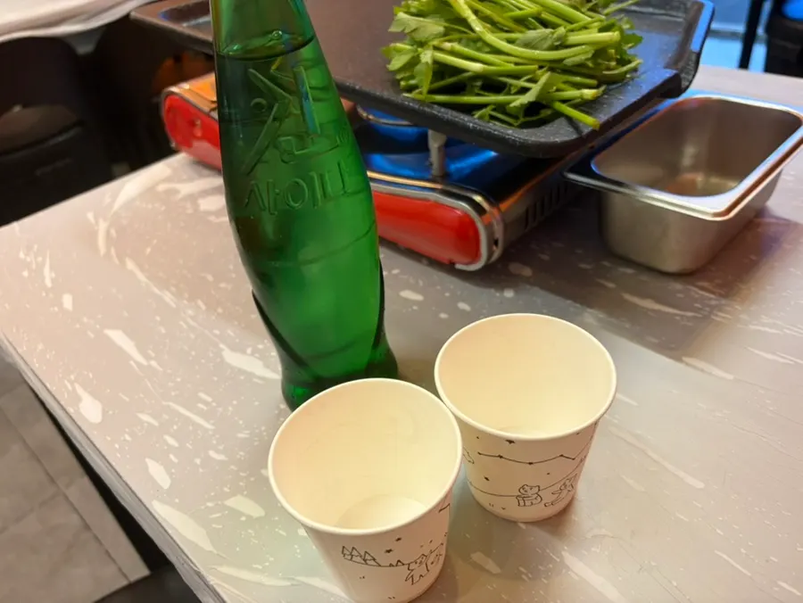 Soda ordered alongside the meat