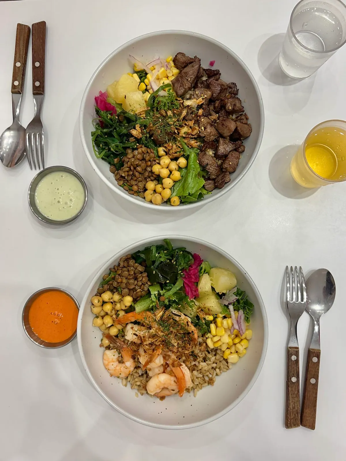 A bowl of poke salad at Olla Poke Munjeong Main Branch