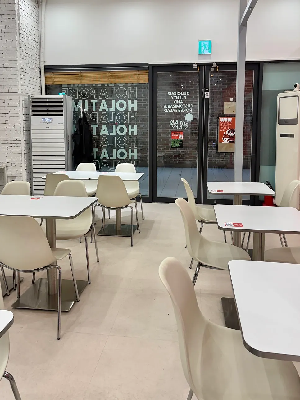 Bright, clean interior of Olla Poke Munjeong Main Branch