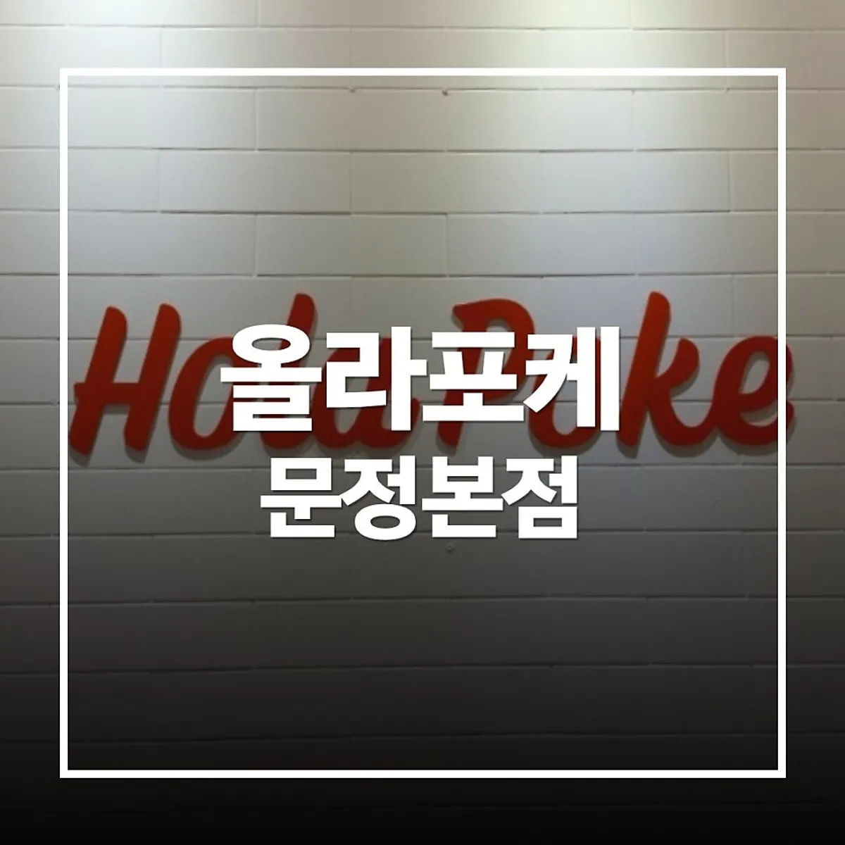 올라포케 문정본점 대표 이미지