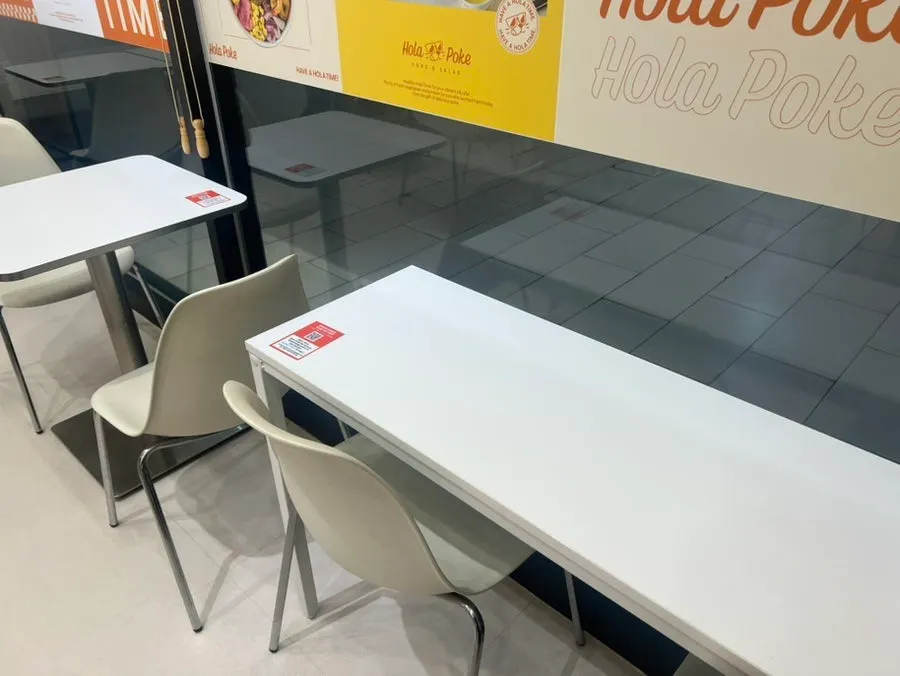 Restaurant seating for dining with others
