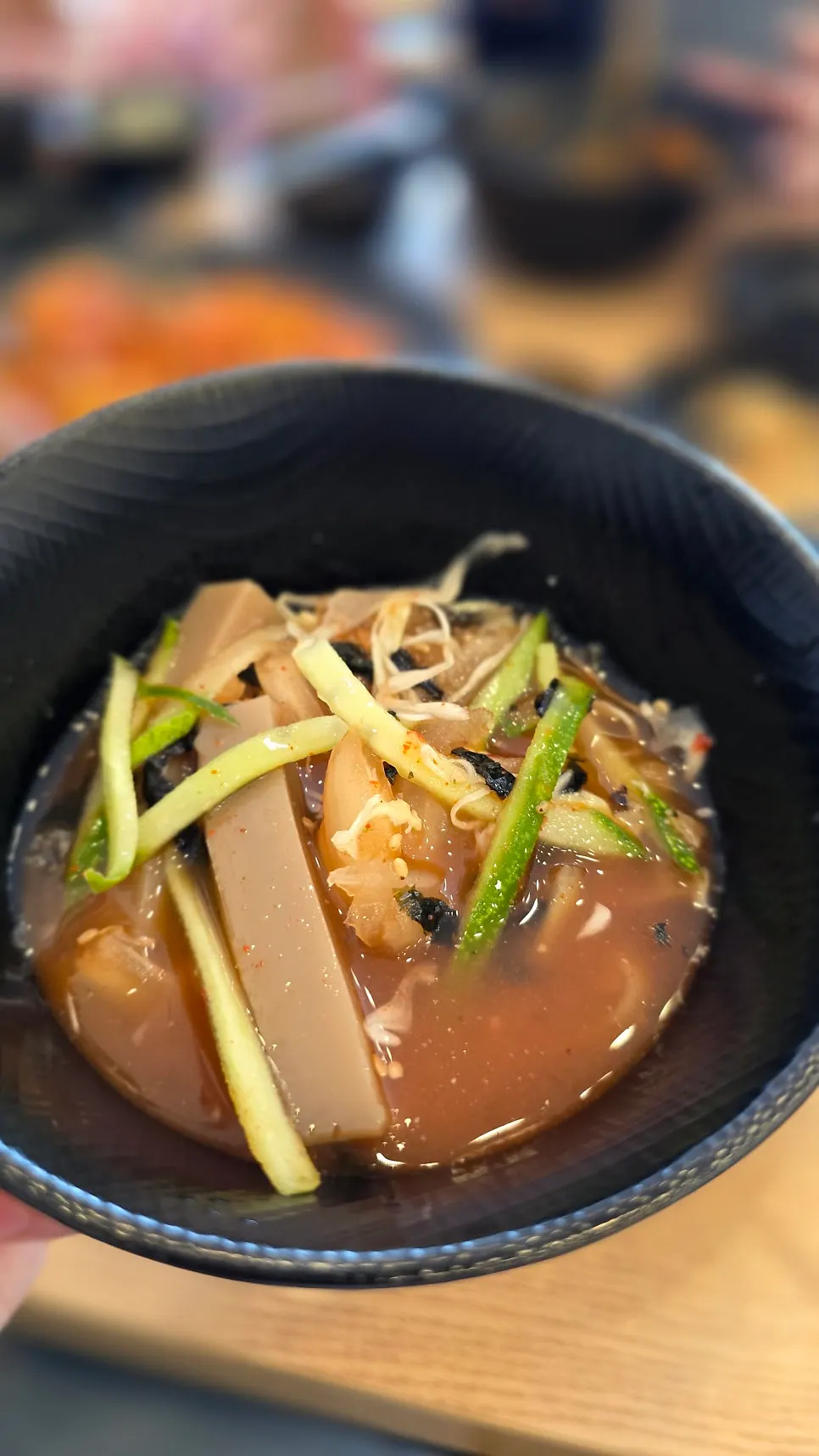 A cool bowl of muksabal