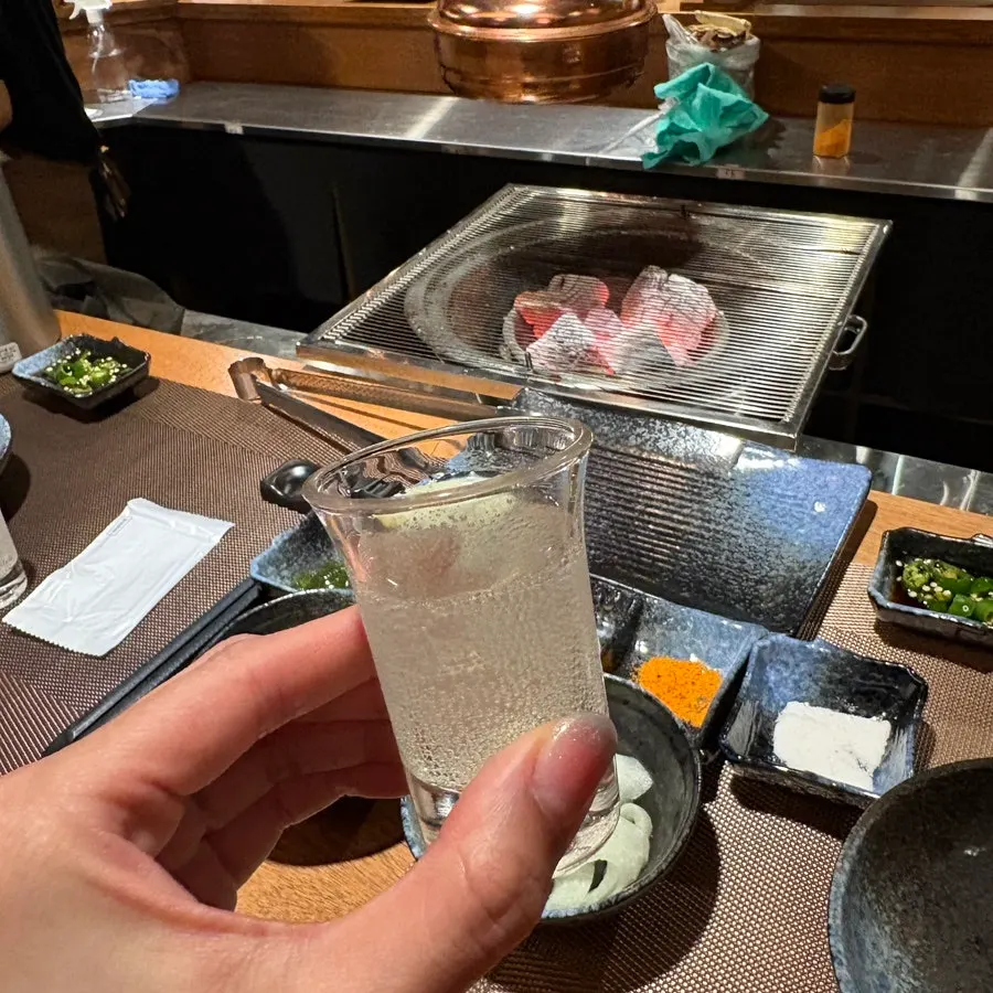Lemon-scented welcome drink at Yangnam Yanghwa